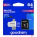 GoodRam microSDHC (64GB | class 10 | UHS I) + adapter + card reader Computers & Office